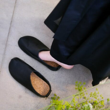 Kyoto Slippers - Black
