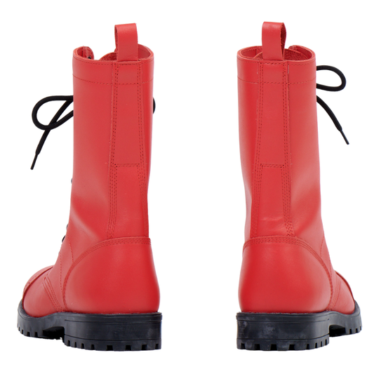 Vysoké kotníkové boty 516 aka High Aviator Boots - Red