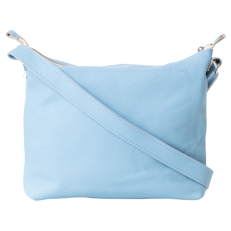 Dámská kožená kabelka Anet L - Light Blue