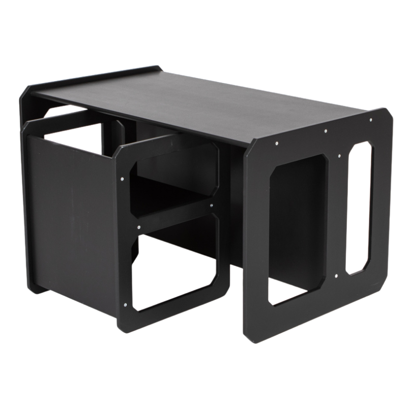 Montessori jídelní set pro děti – stůl a 1 židle