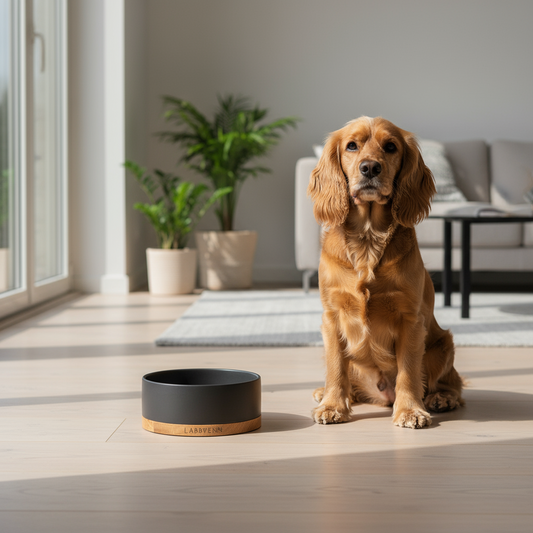 Designová keramická miska Vuku Single Buffet - Black