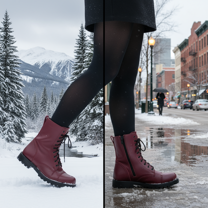 Zimní kotníkové boty 511 Burgundy se Zipem