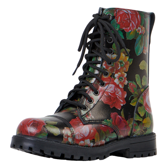 Kotníkové boty 511 Red Roses se Zipem