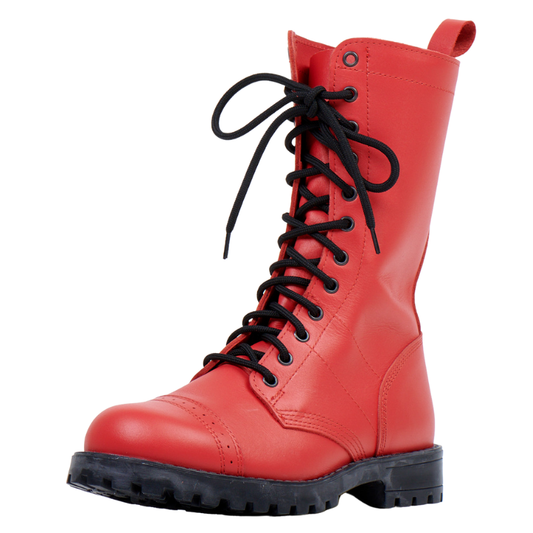 Vysoké kotníkové boty 516 aka High Aviator Boots - Red