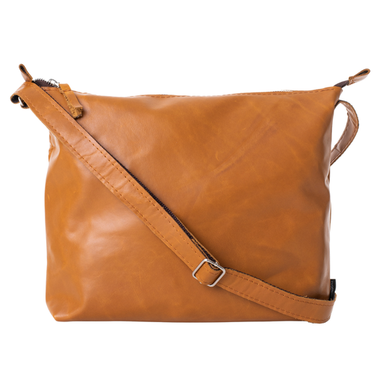 Dámská kožená kabelka Anet L - Caramel