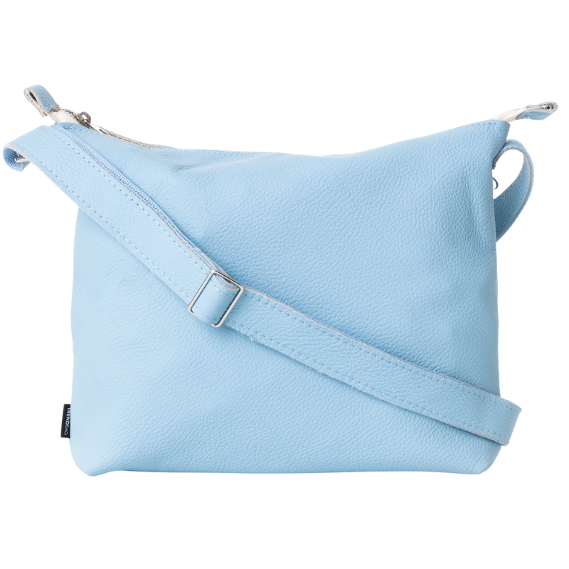 Dámská kožená kabelka Anet L - Light Blue