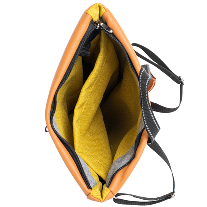 Kožený batoh Barbara - Calvados