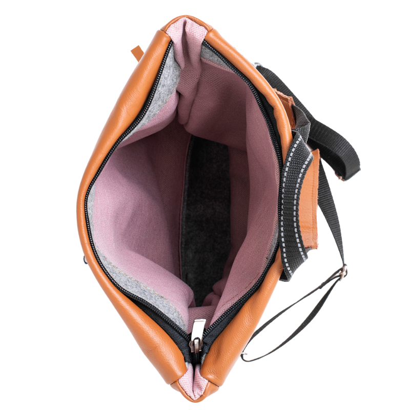 Kožený batoh Barbara - Peanut