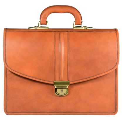 Kožená aktovka No. 20 - Cognac