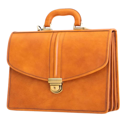 Kožená aktovka No. 20 - Cognac