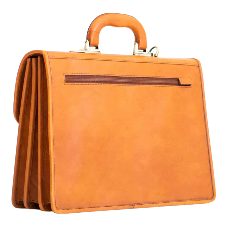 Kožená aktovka No. 20 - Cognac