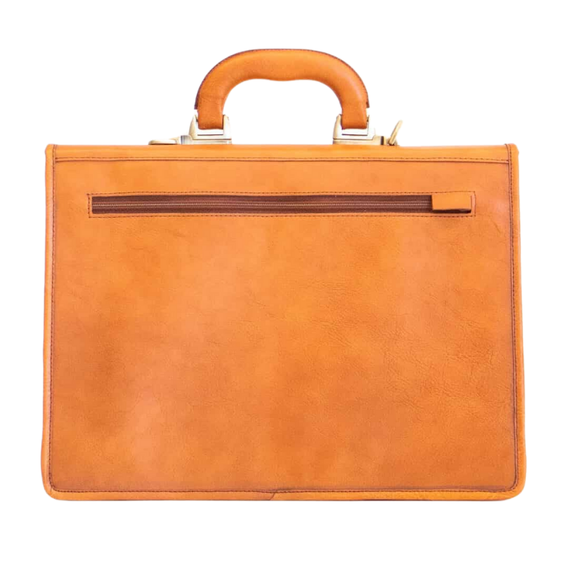 Kožená aktovka No. 20 - Cognac