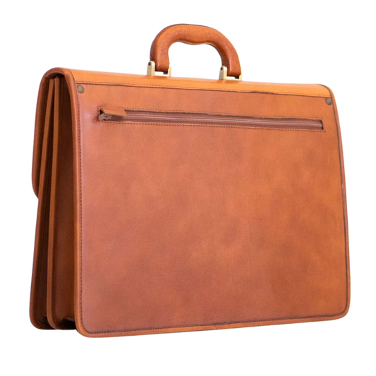 Kožená aktovka No. 99 - Cognac