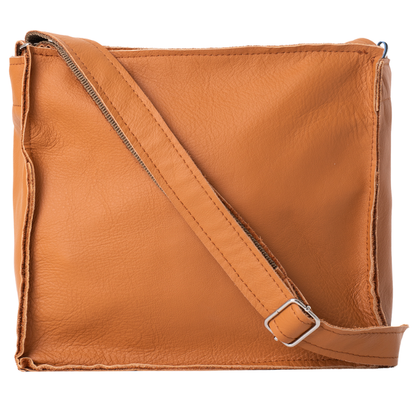 Kožená kabelka Folk 1 - Calvados