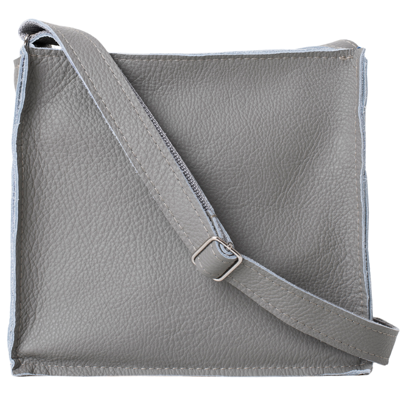Kožená kabelka Folk 1 - Light Grey