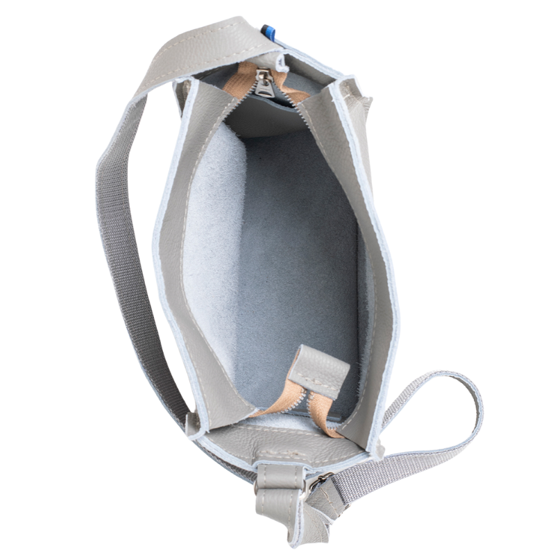 Kožená kabelka Folk 1 - Light Grey