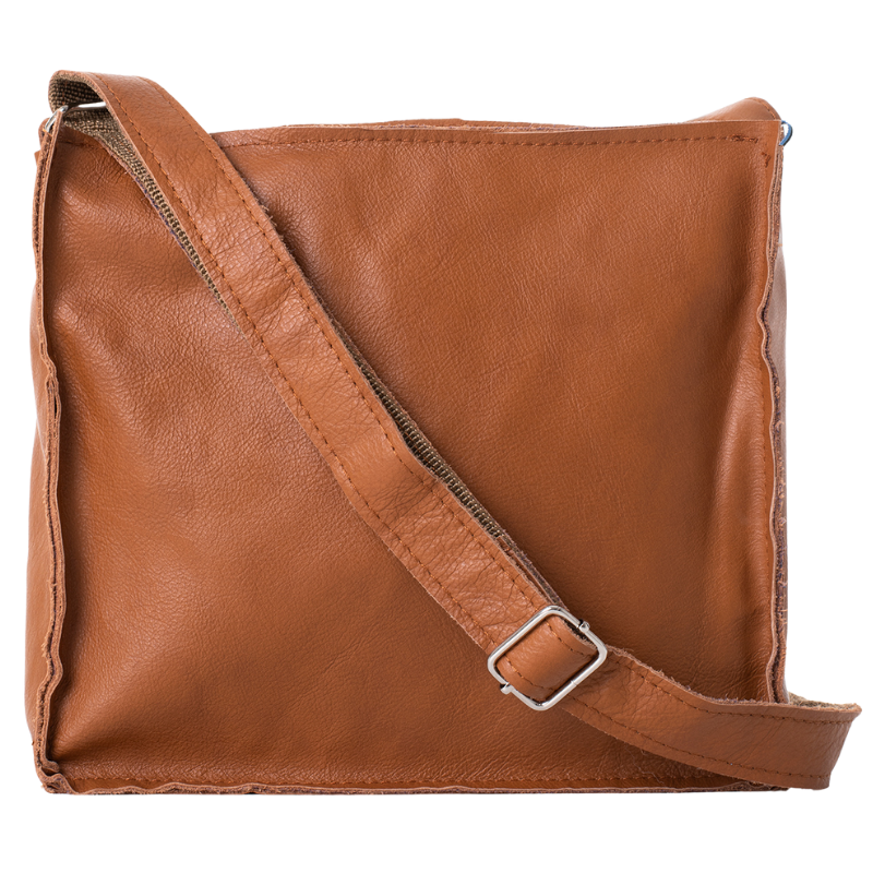 Kožená kabelka Folk 1 - Peanut