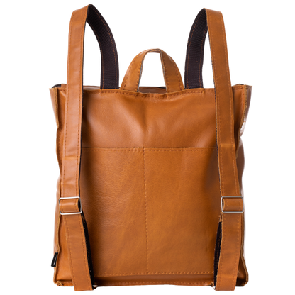 Kožený batoh Folk 2 - Caramel