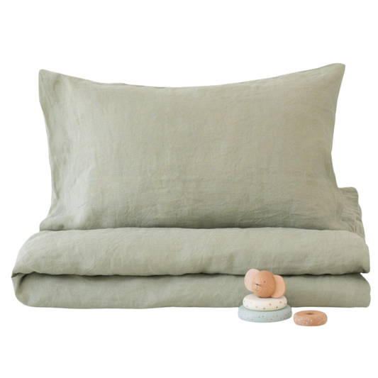 Dětské lněné povlečení - Sage