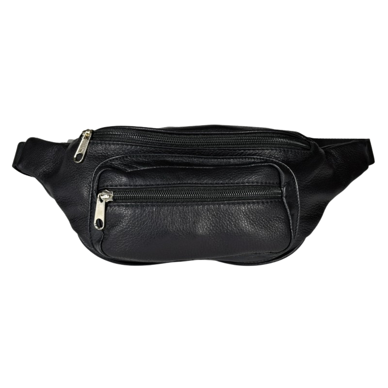 Kožená ledvinka No. 22 - Black