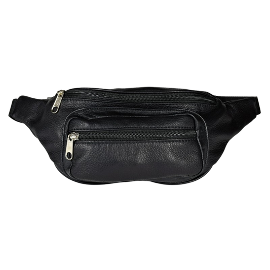 Kožená ledvinka No. 22 - Black