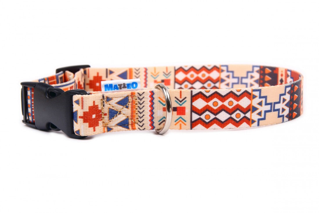 Quick Fastning Dog Collar - Boho