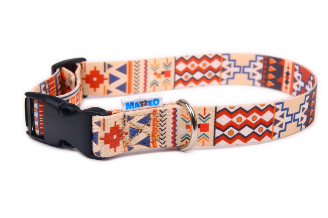 Quick Fastning Dog Collar - Boho
