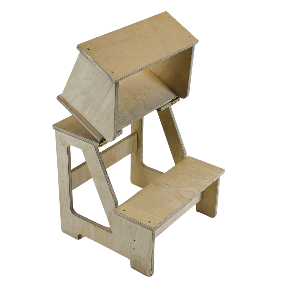 Skládací židle a schůdky 2v1