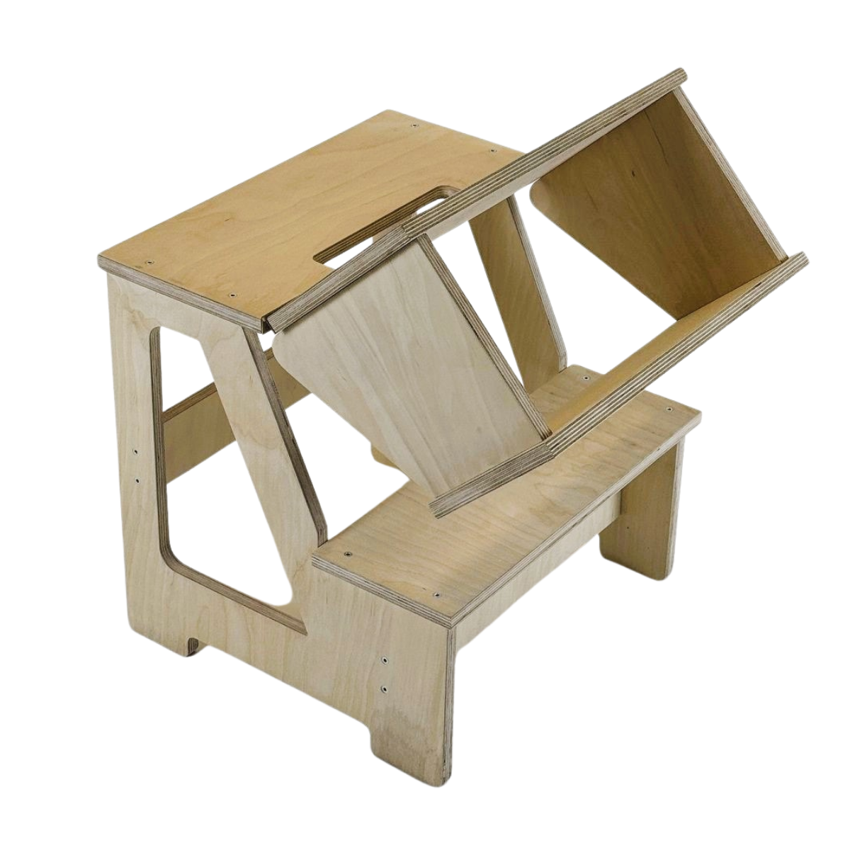 Skládací židle a schůdky 2v1