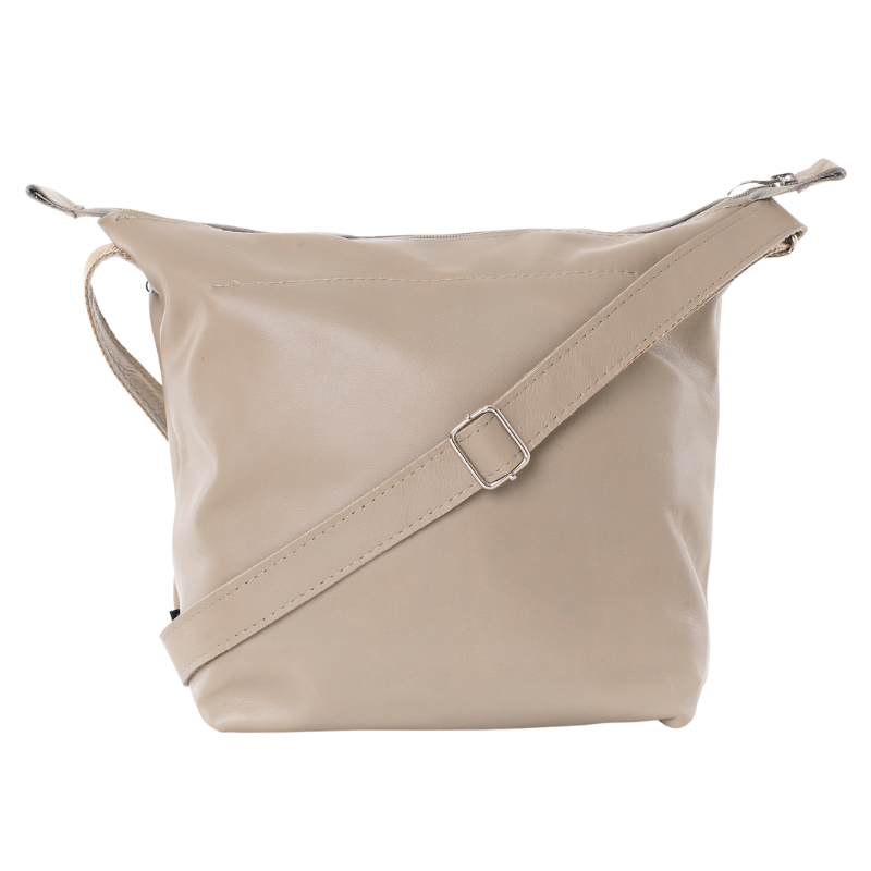 Kožená kabelka Suvi XS - Beige