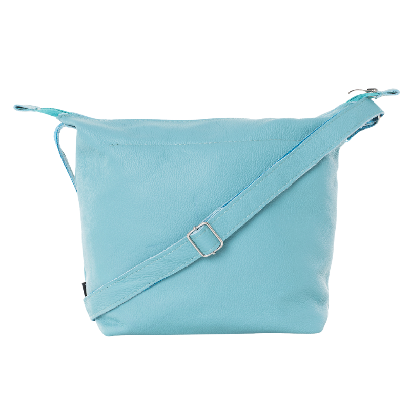 Kožená kabelka Suvi XS - Light Blue