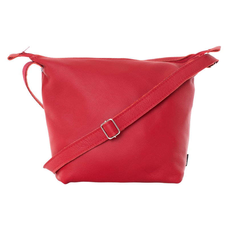 Kožená kabelka Suvi XS - Red