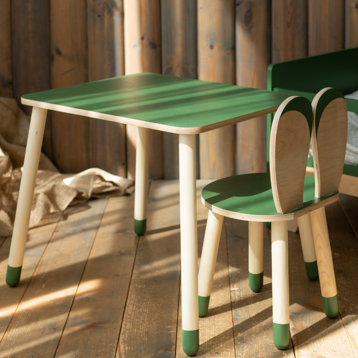 Dětská sada židličky se stolem Bunny