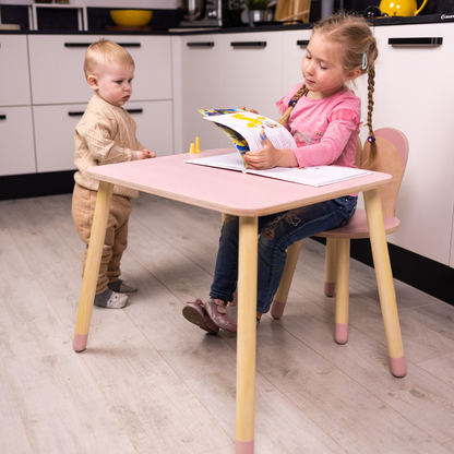 Dětská sada židličky se stolem Bunny