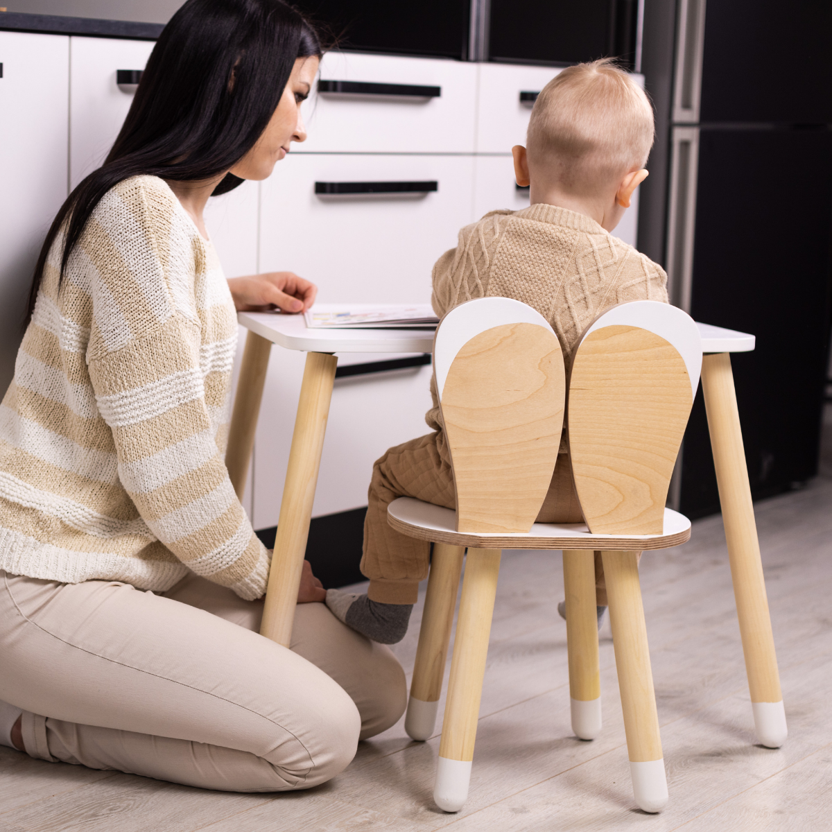 Dětská sada židličky se stolem Bunny