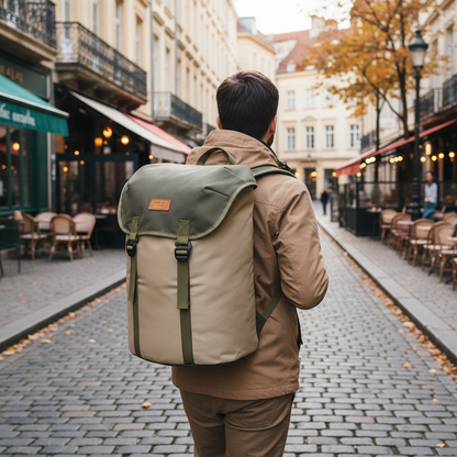 Cafe batoh se sponou G-hook - Beige