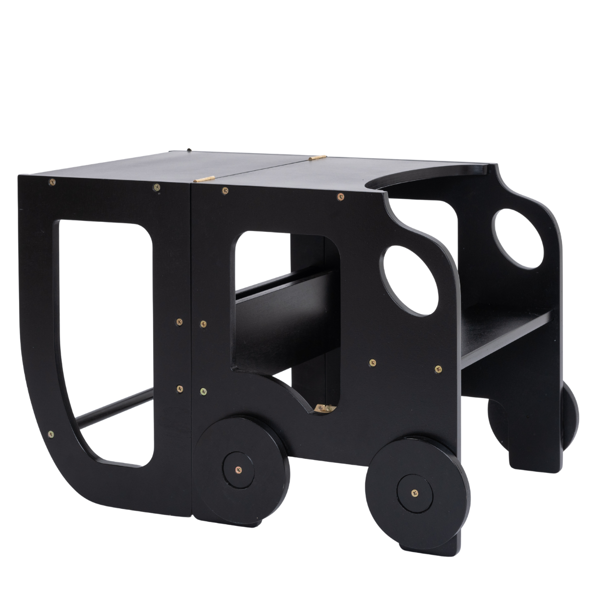 Montessori učící věž s motivem auta 3v1