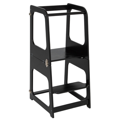 2v1 Montessori výškově nastavitelná učící věž / stolek se židličkou