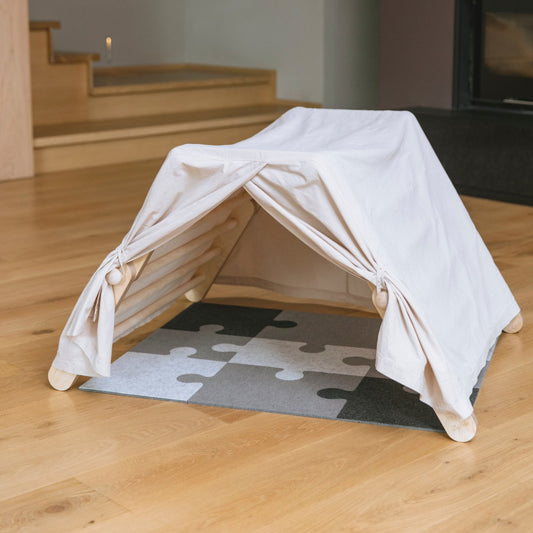 9-piece Felt Puzzle Playmat - Add-on for Climbing Toys