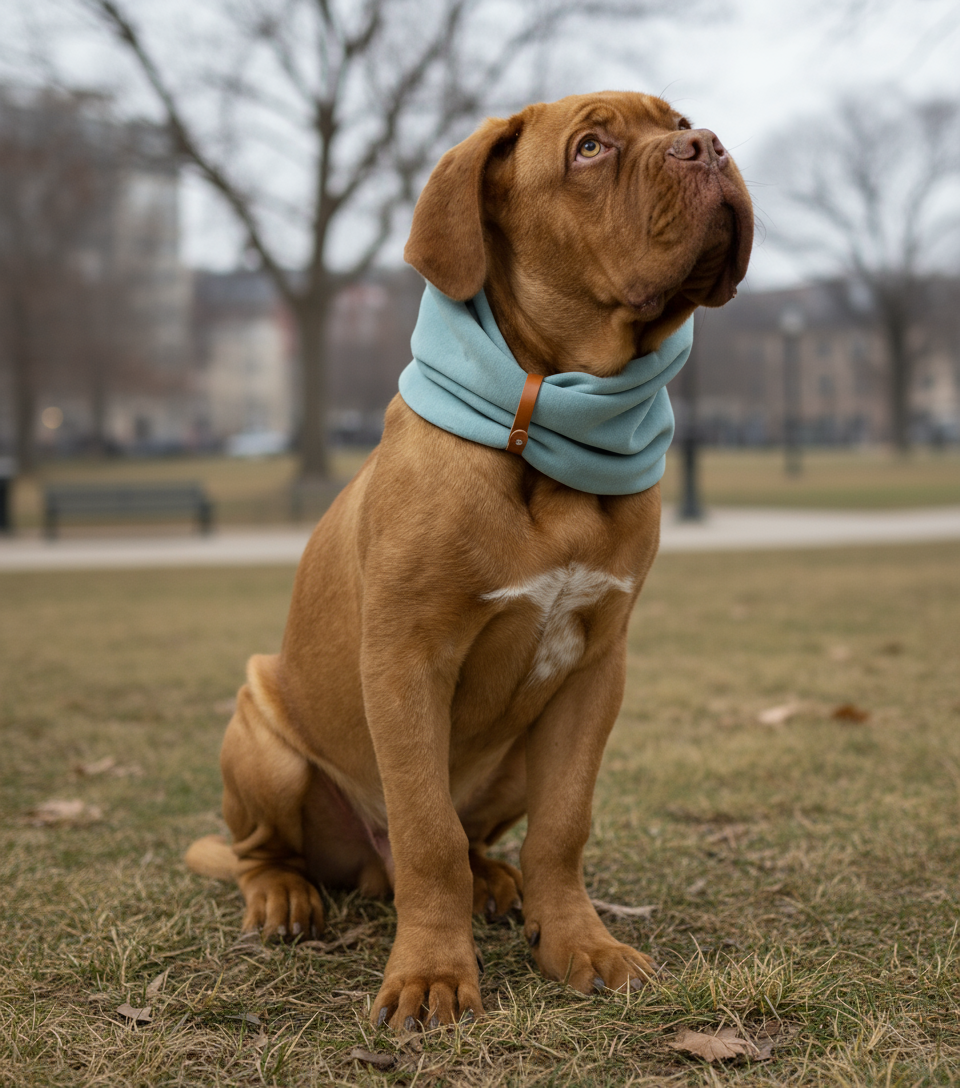 Inko Neck Warmer Turquoise – stylový nákrčník pro psy