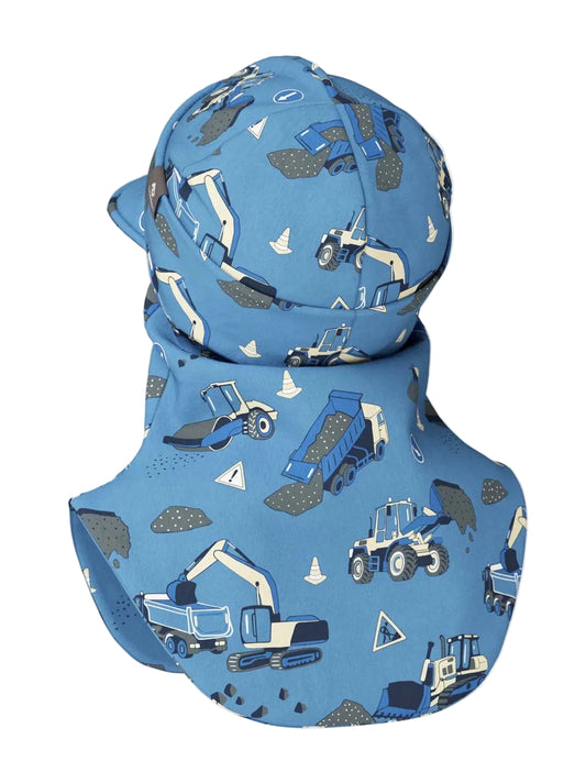 Peaked Spring-Fall Balaclava For Kids BENT - Roadbuild Day