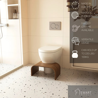 Dřevěný stupínek na WC pro děti