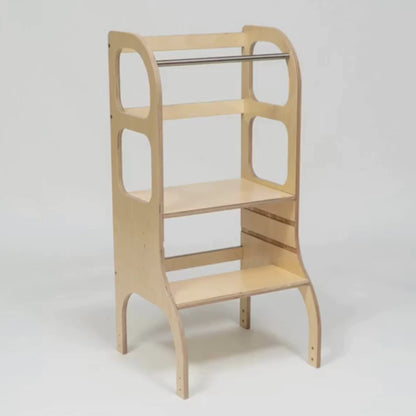 STEP UP® – Montessori učící věž s nastavitelnou výškou, bílá