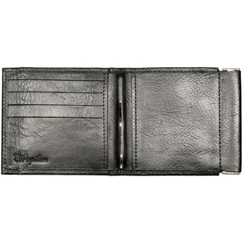 Pánská kožená peněženka No. 35 s kovovým klipem na bankovky