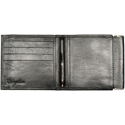 Pánská kožená peněženka No. 35 s kovovým klipem na bankovky