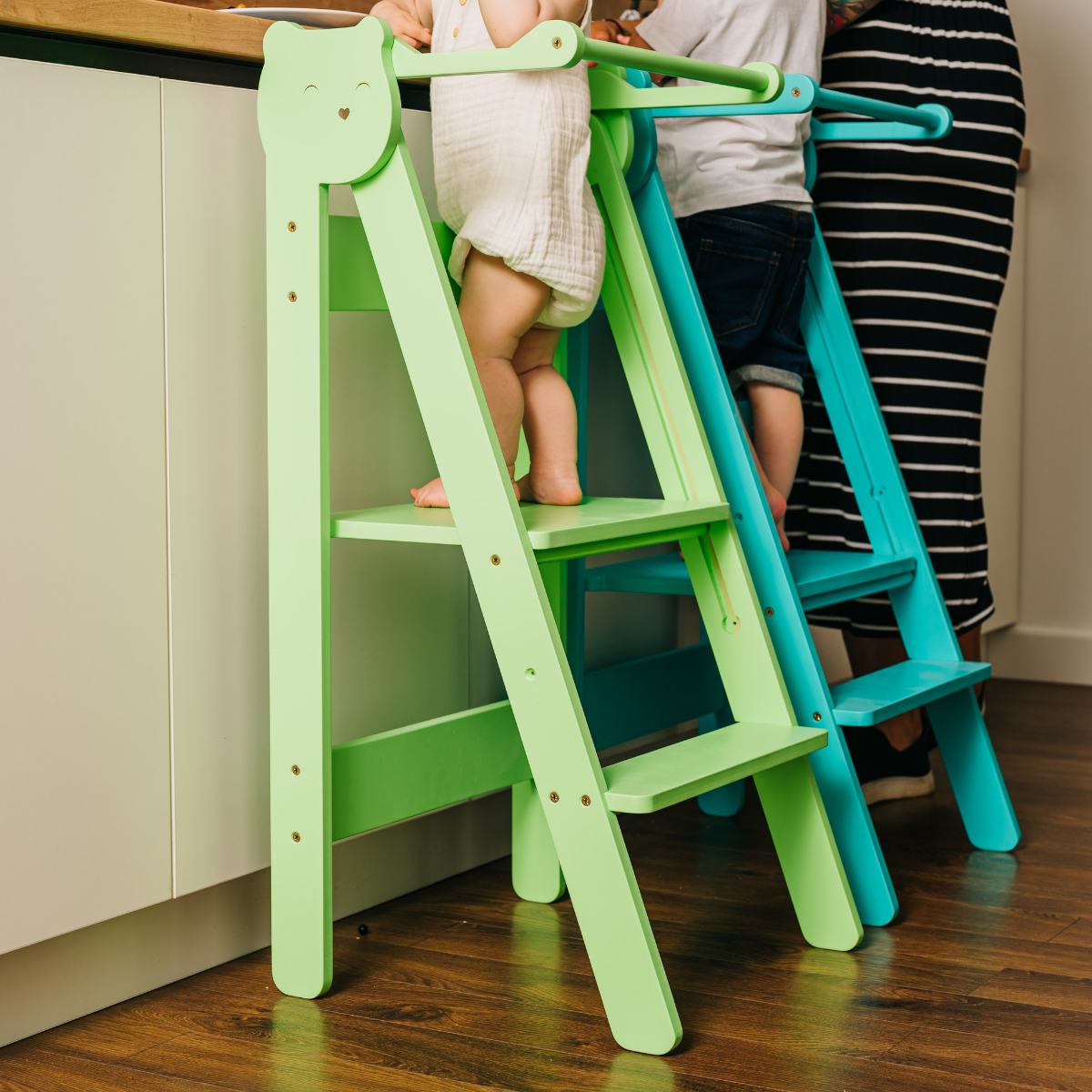 Skládací dětská učící věž