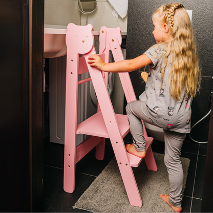 Skládací dětská učící věž