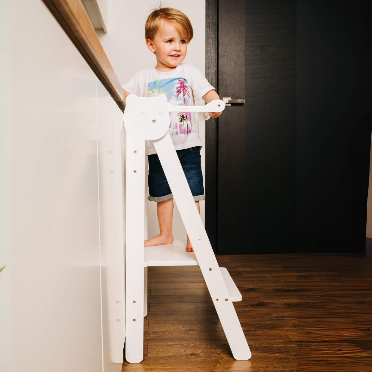 Skládací dětská učící věž