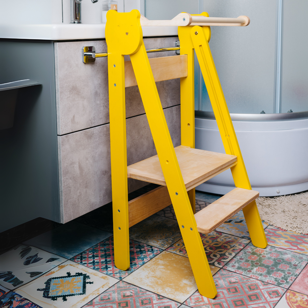 Skládací dětská učící věž