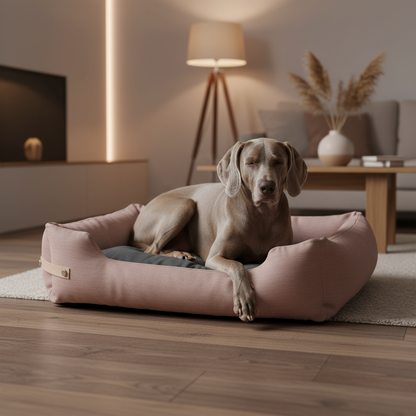 Psí pelíšek Stokke - Pink & Grey